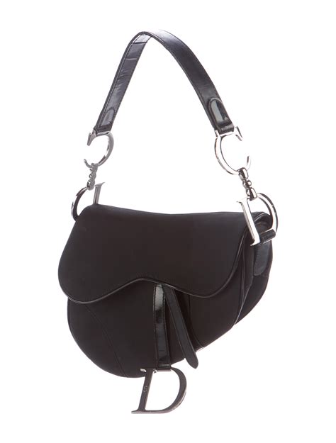 christian dior nylon saddle bag.